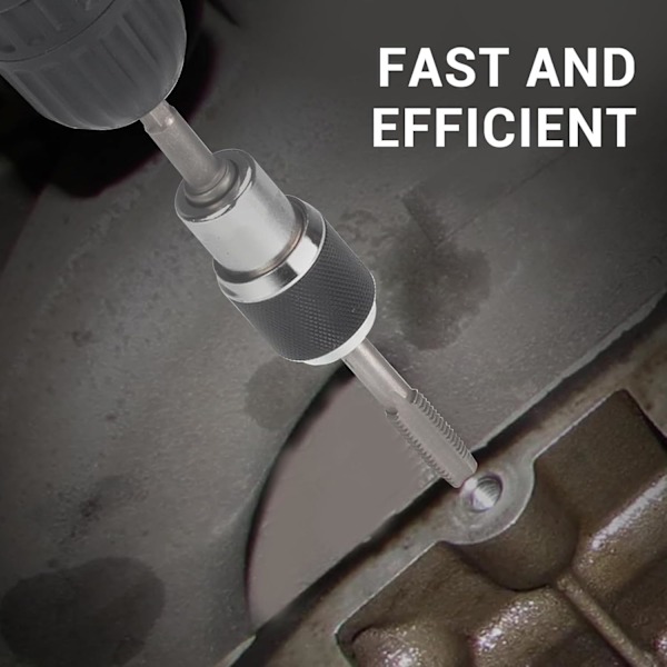 1 st Multifunktionell Tap Socket, Tap Socket Set, 3/8 Tums Kvadratisk Drivning Justerbar Tap Extraktor Verktyg Reamer för M8 till M12