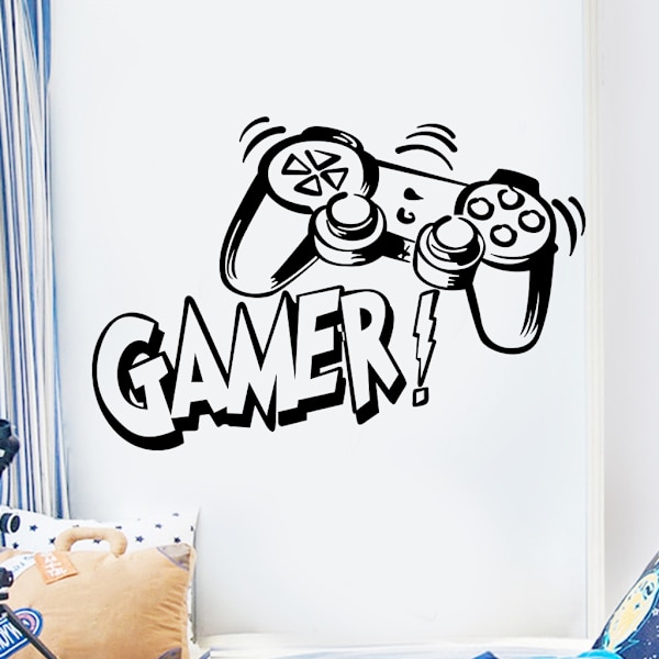 Videospill Gaming Personlig Gamer Tag Vinyl Klistremerke