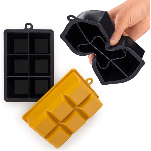 XXL Isbitbrickor - 6 XXL Isbitar Per Bricka (12 Isbitar)