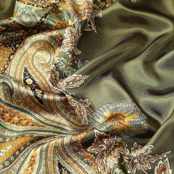 Satin Silkescarf - Stort Hårscarf, Sovbandana för Kvinnor