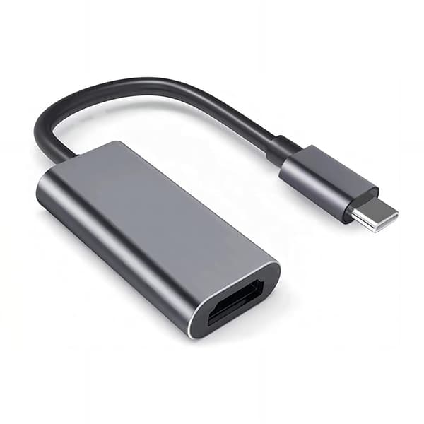 Grå USB Type C till HDMI 4k Adapter (Thunderbolt 3 kompatibel) w