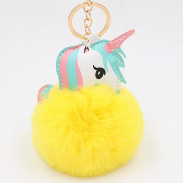 Pony plys nøglering (grøn)