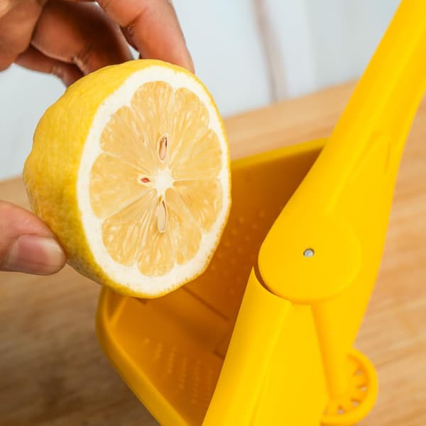 Original Lemon Fluicer Easy-Squeeze Fold-Flat Sitruspresse, Passer Lime & Sitron