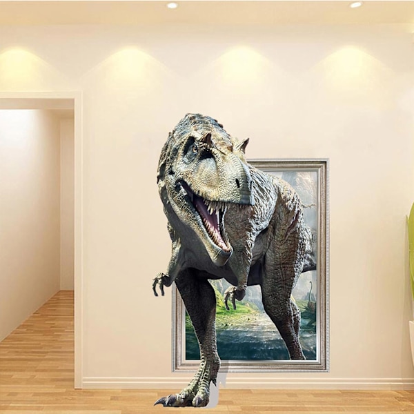3D Dinosaur Veggklistremerke for Barn Gutter Soverom Lekeområde Bab