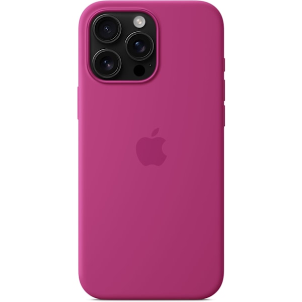 1 kpl Applen iPhone 16 Pro Max silikonikuori MagSafe- ja kameranohjauksella - Fuchsia ​​​​​​​