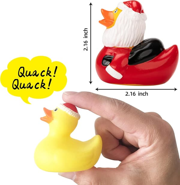 Julekalender med 24 overraskelser - Gummiandekalender