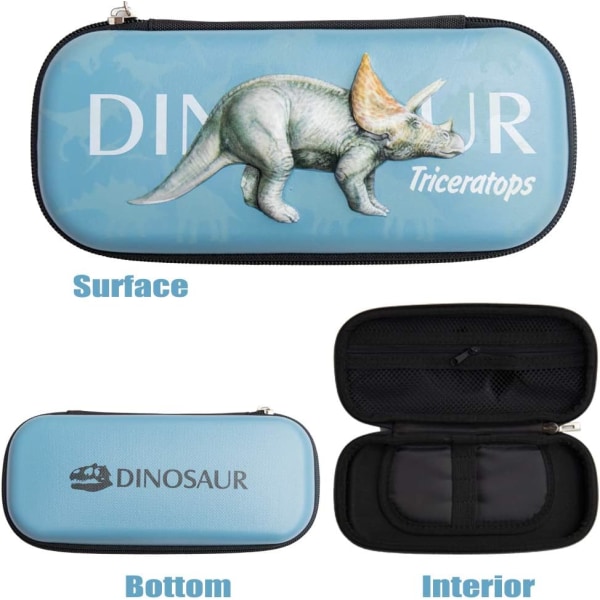 1 stk Dinosaur Blyantveske for Gutter 3D Noctilucent Cool Tric