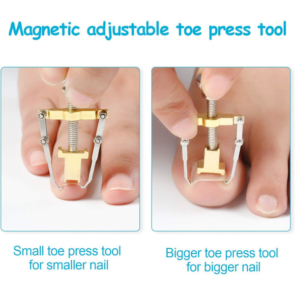 4 st Ingrown Toenail Lifter Verktyg Ingrown Toe Nail Clippe