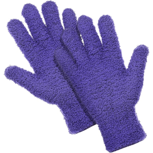 1 par mikrofiber-støvklud til bilrengøring, genanvendelige støvhandsker til rengøring af hus, lastbil og bil, grøn