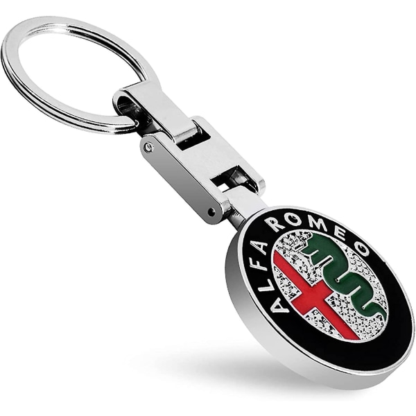 Billogo nøglering til Alfa Romeo nøglering emblem vedhæng