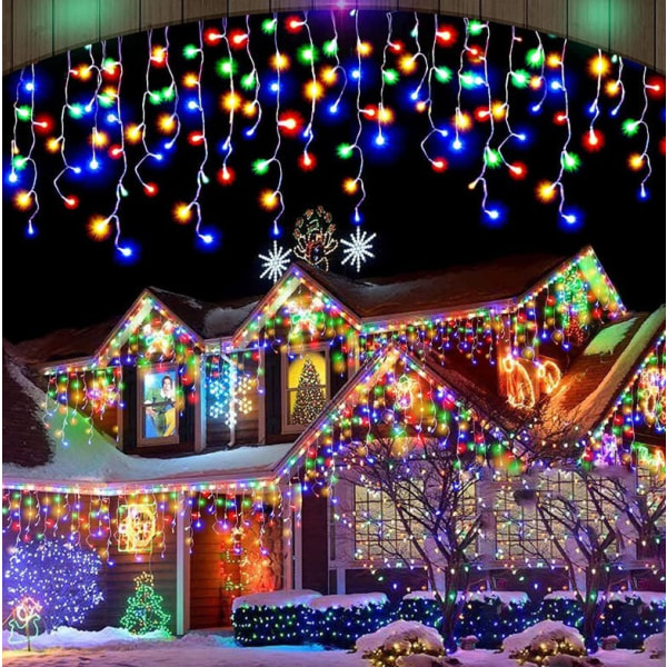 Christmas LED Garland Lysgardin 10m 300 LEDs Julelys