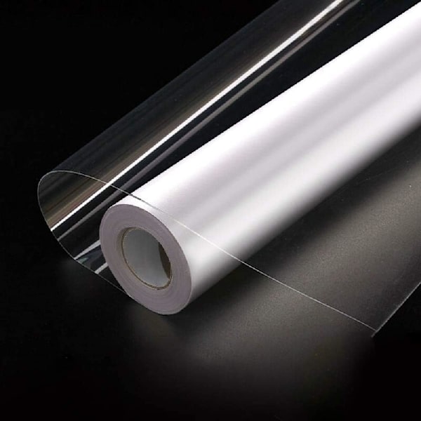 Transparent självhäftande papper för kök 45X300cm vägg dörr möbel