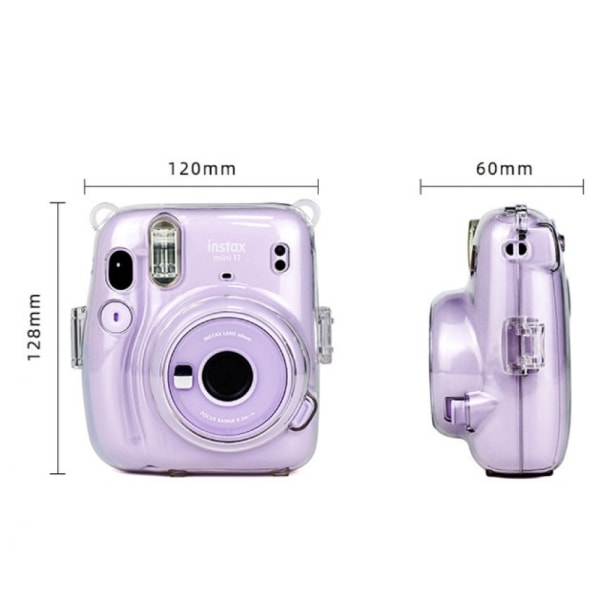 För Instax Mini 11 Case - Hårt case för Fujifilm Instax Mini 11 Kamera - Cover med foto