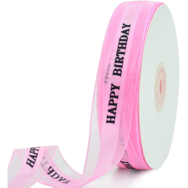 Onnittelupäivän silkkinauha lahjapaketointiin Chiffon Organza Ribb