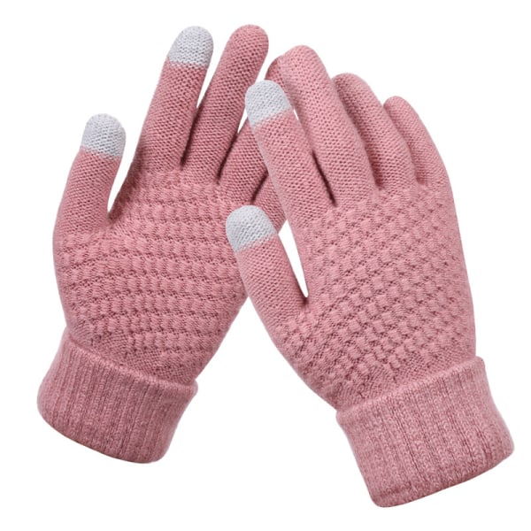 3 par dam vinter touch screen handskar varma fleecefodrade