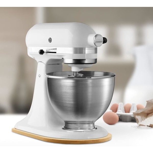 Bambus Glidbräda Kompatibel med KiTchen Aid 4.5-5 Qt Matberedare - Glidstativ Kompatibel med KiTchen Aid 4.5-5 Q