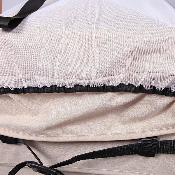 Baby Stroller Fuldækkende Myggenet Åndbart Mesh Stretch