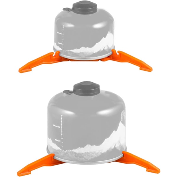 Vikbar Gasbehållare Fäste PC Stabilisatorhållare för Gasolkök Stativ Behållare Tripod för Camping Utomhus Tripod Hylla