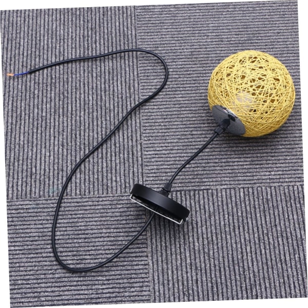 Retro Rund Skygge Rattan Pendel Taklampe 20cm, Lampe Rattan P