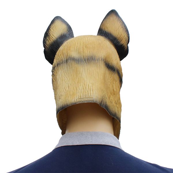 Hundemaske Halloween Fest Hundekostume Masker Super Bowl Maske Underdog Kostume Latex Dyrehoved M