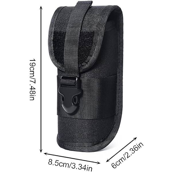 (7.48''x3.34''x2.36'') Sort Taktisk Brilletui, Beskyttende