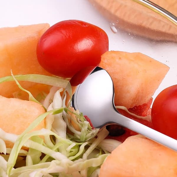 10 stk. små skeer i rustfrit stål, teskeer, dessertskeer, krydderiskeer, skeer i rustfrit stål, til te