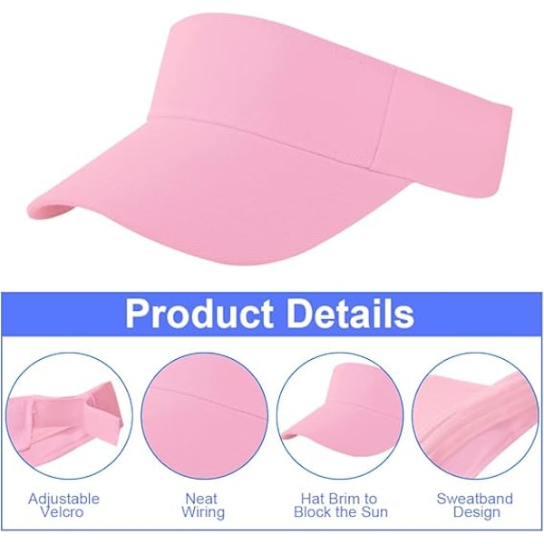 Rosa damhatt justerbar solhatt sommar basebollkeps golf tennis herr solhatt solskydd bea