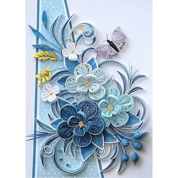 (30x40cm) Diamantmålningssatser Blomma, 5D Diamantmålning
