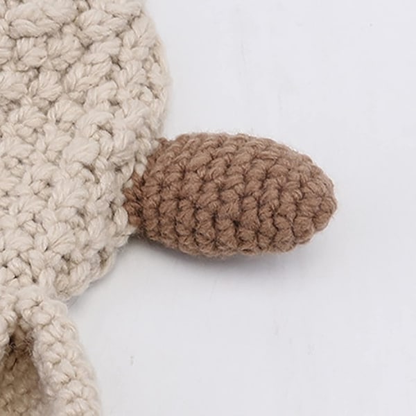Vinterstickad Beaniehatt med Satinfoder, Konstpäls Pompom, Mjuk Enfärgad Hatt med Kant för Kvinnor...