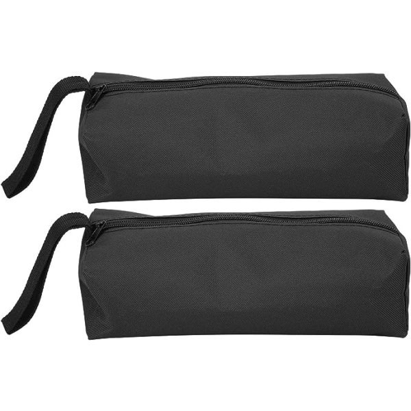 (Black) 3 Pieces Small Tool Bag, 30 X 8 X 10cm Multifunction