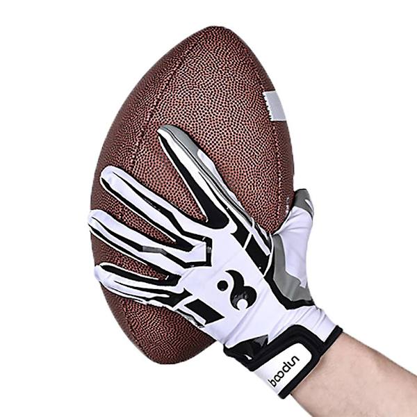 Punainen Boodun Unisex Rugby Full American Football -hansikkaat (M)