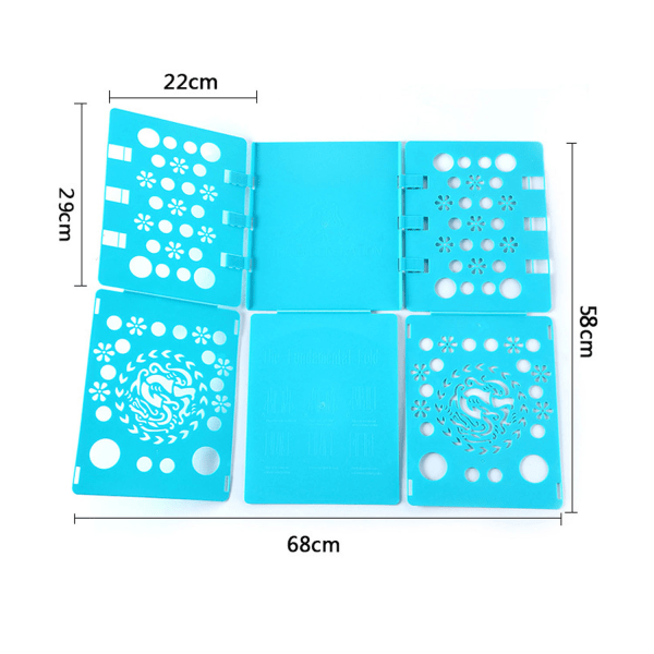 58 x 68 cm (Blå & Blå) Tvättbräda - Tvättmapp L