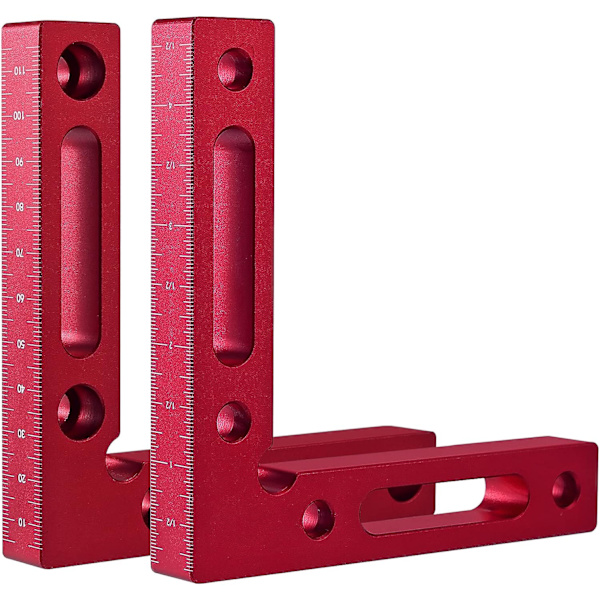 2 st aluminiumlegering 90 graders positioneringsfästen 4,7\" x 4,7\"