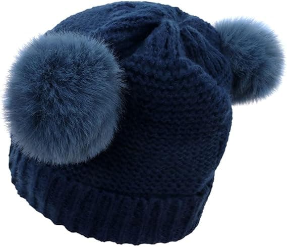 Vinterhatte til baby Vinter varm hat Vinter hat hue med øre F