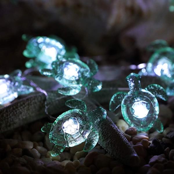Dekorative Havskildpadde Lysstreng, 40ft 40 LED USB Stikkontakt
