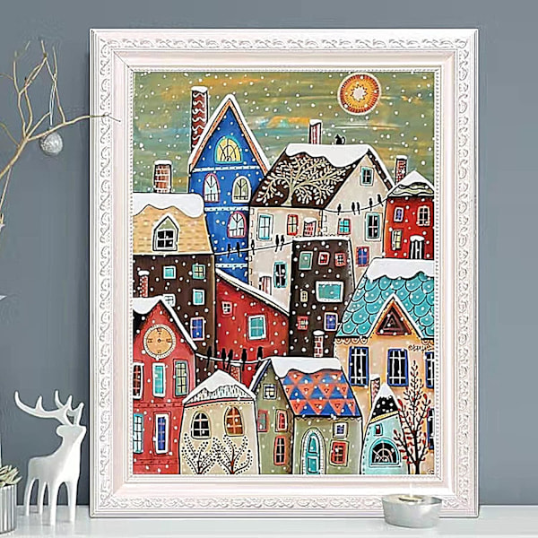 (30x40cm) DIY 5D Diamantmålningssatser för vuxna, Kristall Cro