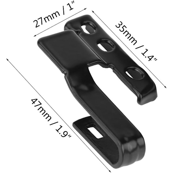 2 sett med vindusviskerarm-adapter, universal svart bil