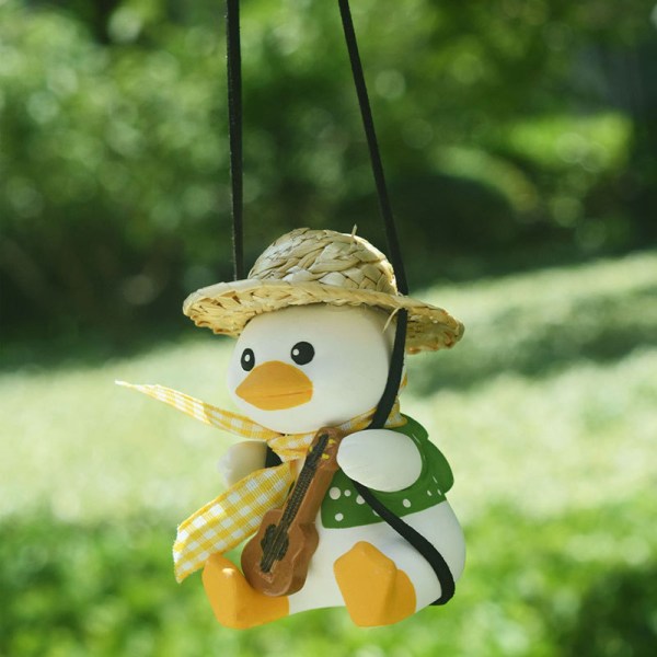 Swing Duck Car Hanging Ornament Cute Swing Duck Car Pendant