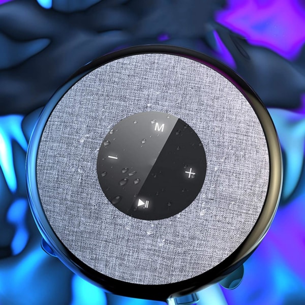 Bluetooth-kaiutin, langaton kätevä suihkukaiutin matkoille, subwooferilla, sisäänrakennetulla mikrofonilla, S