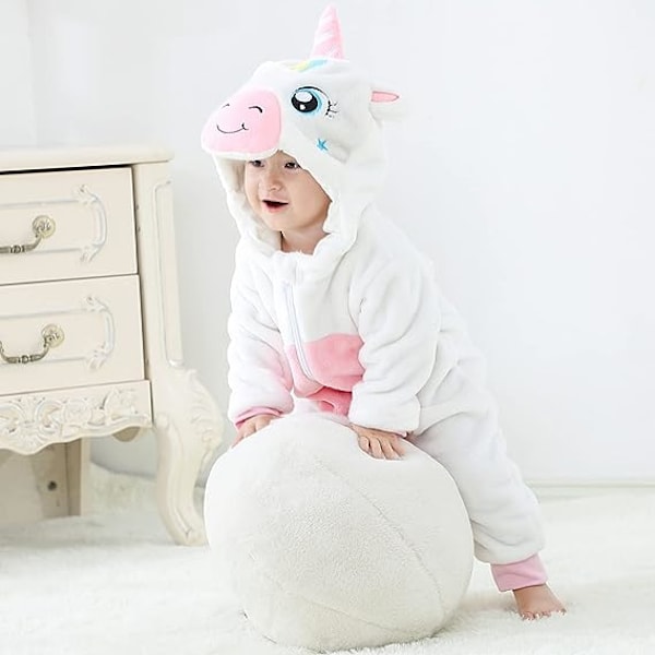 Baby Djur Onesies 6-12 Månader Pyjamas Jumpsuit Romper Todd