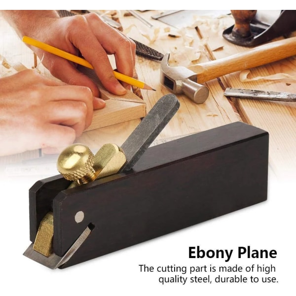 Mini Ebony Plane, DIY Cable Line Carpenter Wood Cutting Tool