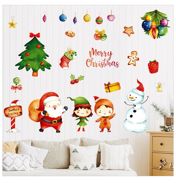 Juldekaler för Nyår Glad Jul Jul T