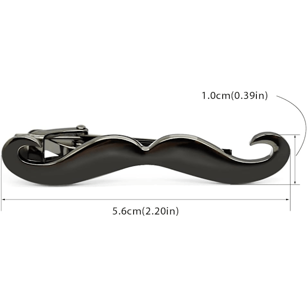 1 stk Herre Skjegg slipsklips Bar Normal Størrelse Slank Gutter Slank Mustasje Gave 3.8cm / 5.6cm