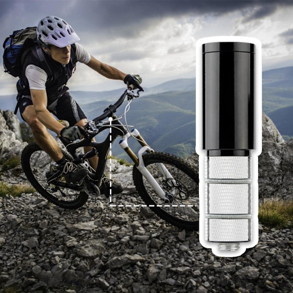 1 st Cykelstyrstamförhöjare, Styrförlängare i Aluminiumlegering, Cykelstyrförlängare, Gaffelstamsadapter för MTB, Landsvägscykel