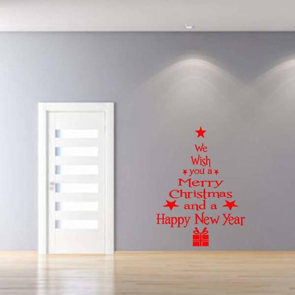 Xmas Snowflake Vindue Sticker, Jule Vindue Klistermærker,