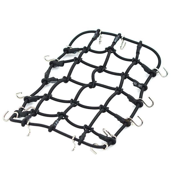 1 stk. Elastisk bagagenet RC bil tilbehør til 1/10 RC Crawler (Sort)