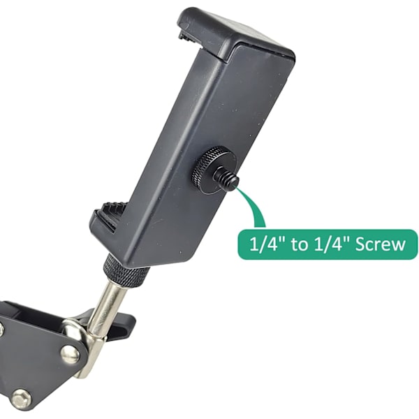 6 stk (svart) 1/4 til 1/4 hannkamera skrue adapter for DSLR kamera skuldermontering kamera bur lys S