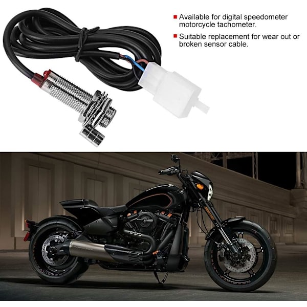 Digital Odometer Sensor Kabel med 3 Magneter för Digital Hastighetsmätare