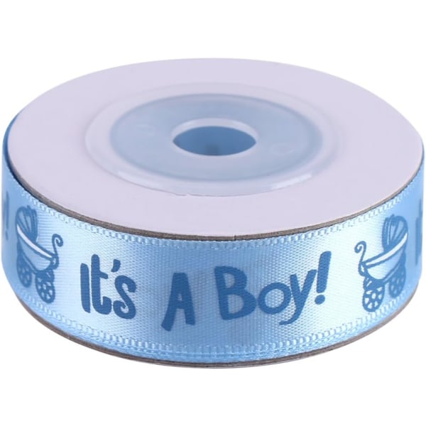 2 Roll Baby Shower Dåpsfest Favor Gift Stain Ribbon (Blu