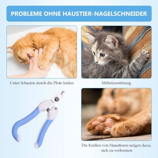 Hunde- og katteklo-klipper, professionel og sikker